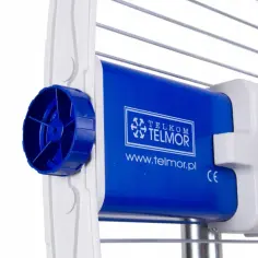 Antena Telmor ASR IQ z niebieskim elementem i logo.
