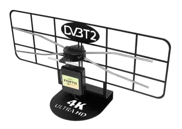 Antena DVB-T2 Fortis 4K Ultra HD – idealna antena do domu jednorodzinnego, zapewniająca doskonały odbiór sygnału.